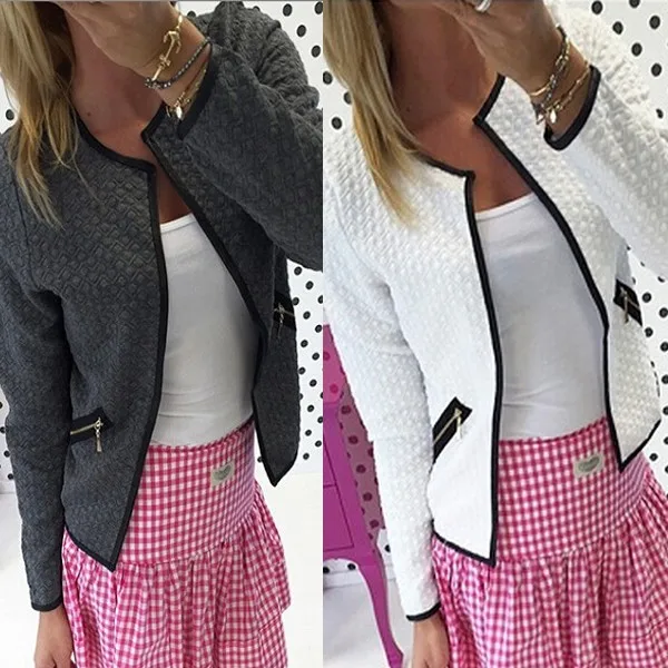 CELMIA 2017 Fashion Women Short Coat Jacket Long Sleeve