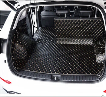 

Good quality Special trunk mats for Hyundai Creta 2018-2014 waterproof boot carpets cargo liner for Creta 2016 styling