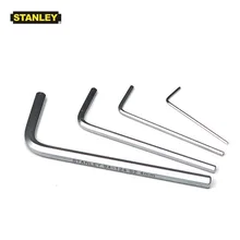 Stanley mini short flat end allen hex key 0.7mm 0.9mm 1.3mm 1.5mm 2.0mm 2.5mm 3mm 4mm 5mm 6mm 7mm 8mm 10mm S2 alloy steel