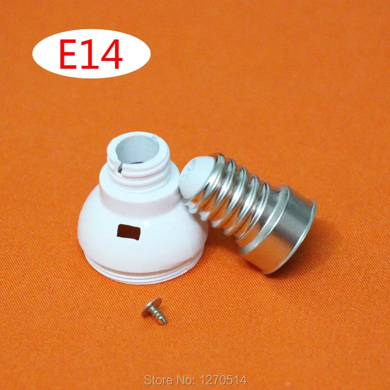Buy 50piece, DIY led parts e14 lamp holder energy