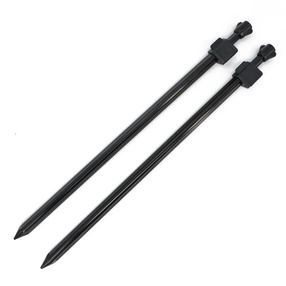 2 x Carp Fishing 50-90 cm Aluminium Rod Pod Bank Sticks Length Fishing Equipment