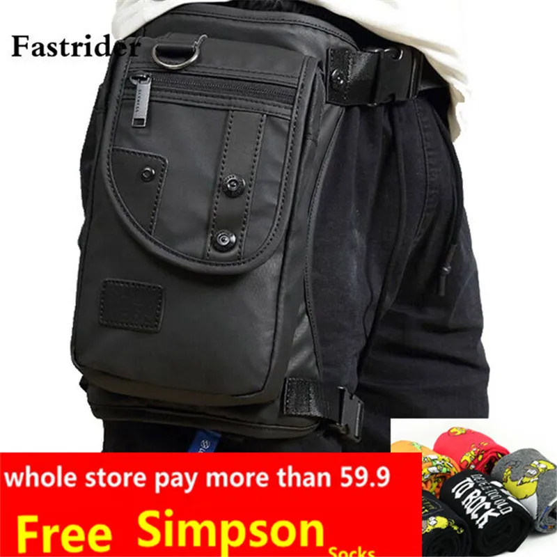 Fastrider Men Waterproof Oxford Ride Leg Bag Drop Fanny Waist Bags