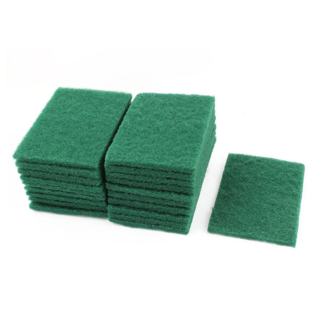 20pcs Green Dish Washing Sponge Kitchen Bowl Duster Wipes Clean Scrub Cleaning Pads MAYITR