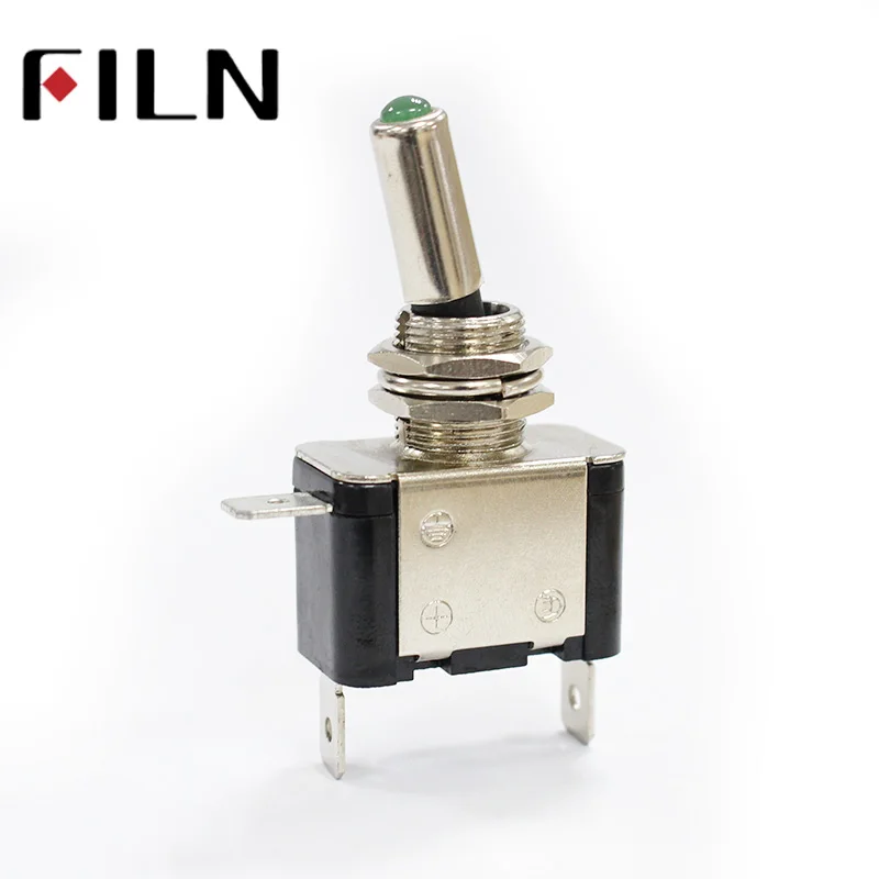 CNFILN 12mm Toggle switch with Dot light , Auto switch 12v led SWITCH (4)