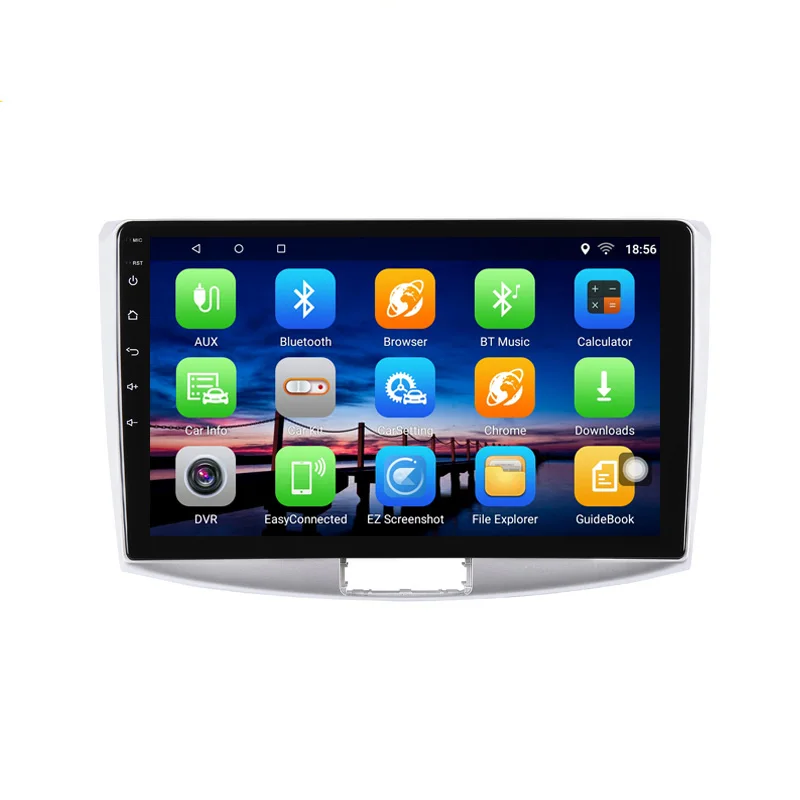 Best 10" 2+32G 2.5D IPS Android 8.1 Car DVD Multimedia Player GPS for Volkswagen VW Passat B6 B7 2011-2015 radio stereo navigation 1