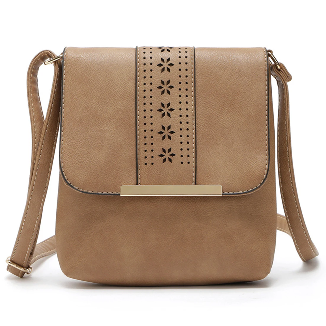 New Fashion Simple Hollow Flap Shoulder Bag for Women Ladies Small Cute