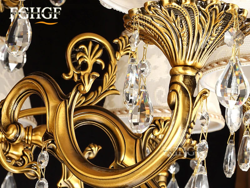 Modern Crystal Chandelier Light luminaria Luxury 6 Arms Chandeliers Lamp Candle Bulbs Lustres Lamp for living room Bedroom (8)