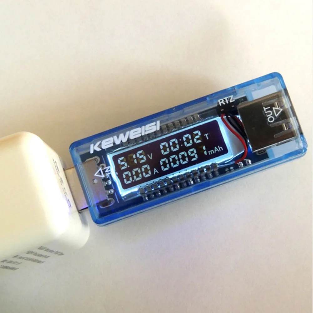 100 шт. KEWEISI ёмкость тестер KWS V20 USB ЖК дисплей Цифровой ток напряжение доктор для