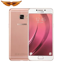 samsung Galaxy C5 разблокирована 5,2 дюймов LTE 4G 4 GB Оперативная память 32/64 GB Оперативная память 16.0MP Octa Core 1080 P Android 6,0 NFC Смартфон