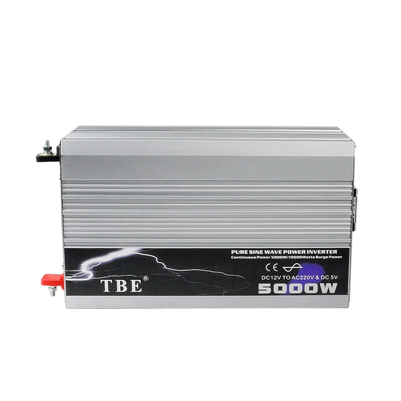 5000 Вт автомобильный солнечный инвертор DC12V 24V 48V AC 220V пиковая мощность 10000W решетки