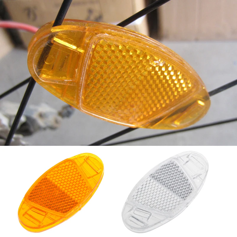 1Pc Bicycle Bike Spoke Reflector Safety Warning Light Wheel Rim Reflective Mount