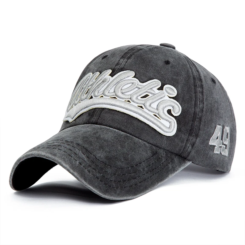 MLTBB брендовая бейсбольная кепка Женская модная хип-хоп кепка мужская Ретро мытая бейсболка s унисекс Регулируемая шапка с вышивкой - Цвет: A
