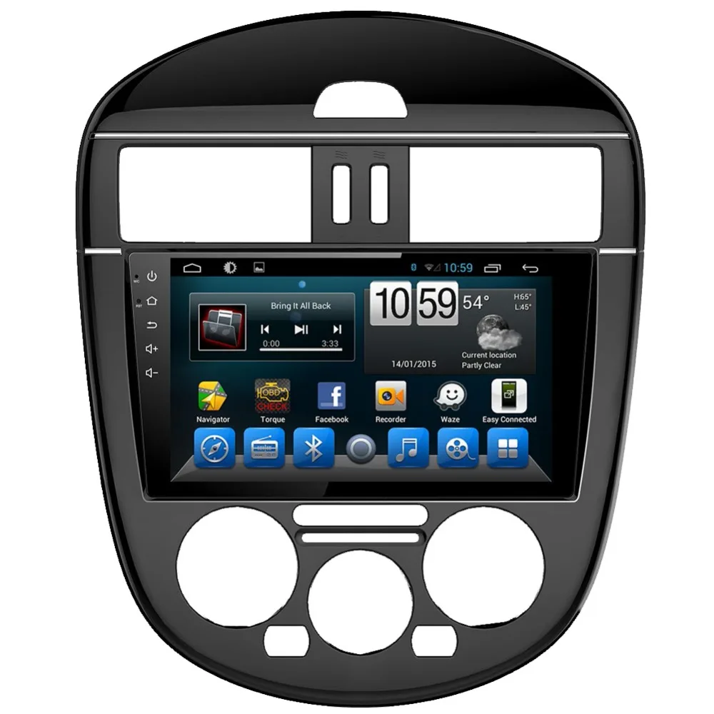 Perfect 10.1" HD  Android 6.0 Car DVD Radio GPS Stereo Player for Nissan Tiida Low Version 2011 2012 2013 2014 2015 2016 GPS Radio 1