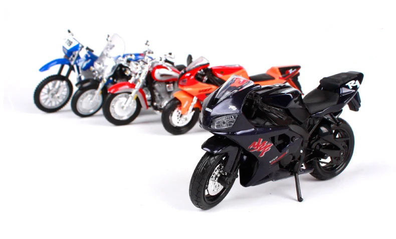 Maisto 1:18 игрушечный мотоцикл из сплава модель мотоцикла YZF R1 R6 FJR 1300 YZ 450F Road Star Коллекция игрушек для мальчиков Машинки подарок