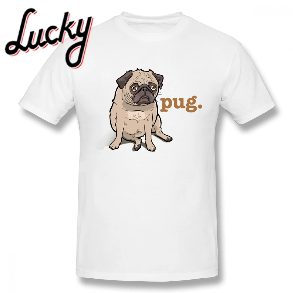 

Summer Pug T-shirt Male Cotton Crewneck T Shirt Cute Dog t shirt 3D Print Tees Casual Round Neck Tees Hot sale