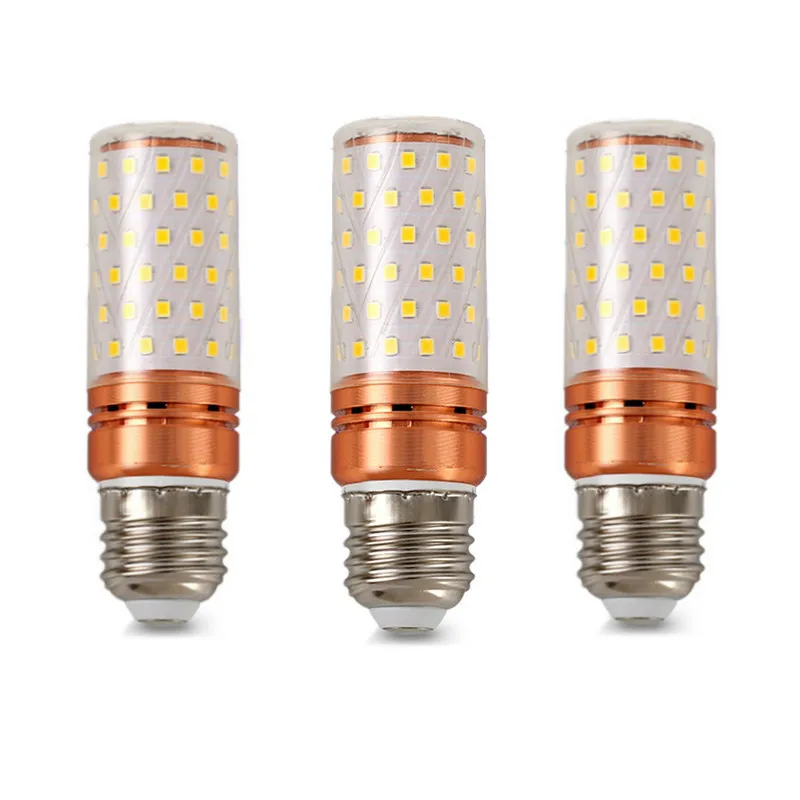 

High Brightness 220V E27 LED Lamp E14 LED Bulb SMD2835 Corn Bulb 12W 16W Chandelier Candle LED Light For Home Decoration Ampoule