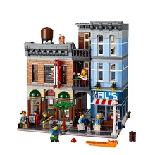 In Stock 2262PCS Lepin 15011 Parisian Expert City Street Restaurant Avengers Sets Assemble Building Blocks boys