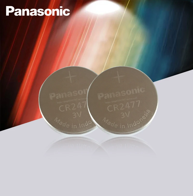 Panasonic 3 шт./лот CR2477 3V CR 2477 высокая производительность высокая термостойкость Кнопка монета батареи