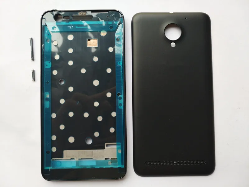 

New Front Frame Housing Case LCD Screen Frame For Lenovo K10a40 C2 With Power Volume Buttons