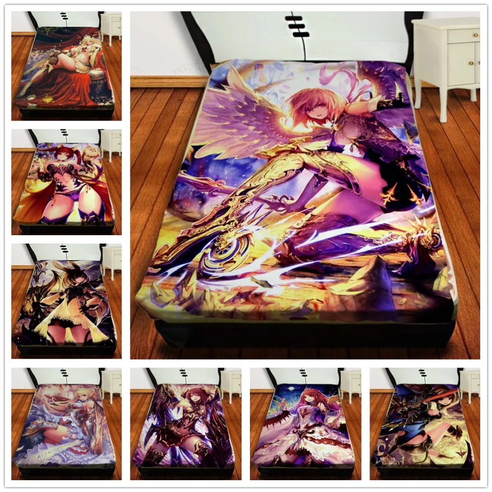 

Anime Manga RPG Rage of Bahamut GENESIS Throw Blanket 001