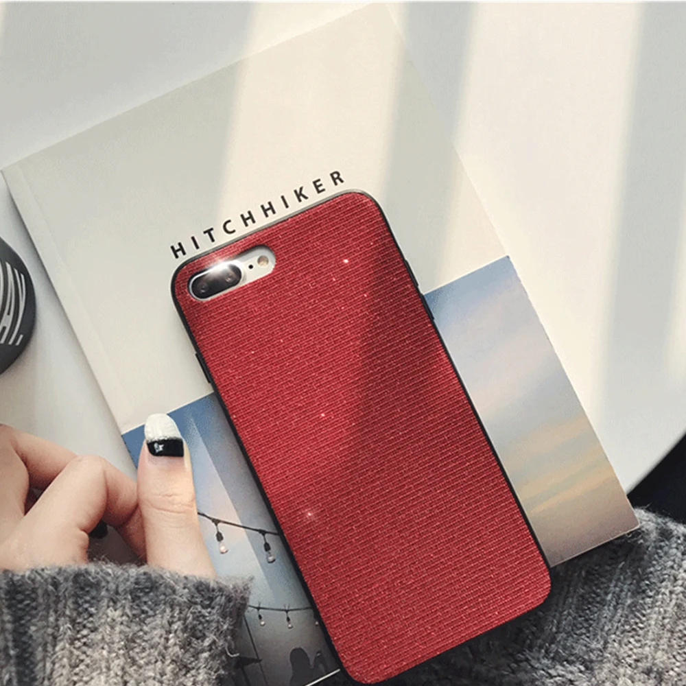 

Cyato Glitter Stripe Shining Phone Case For Apple iPhone X case Cute Luxury TPU Back Cover For iPhone 10 8 7 6S 6 Plus capa