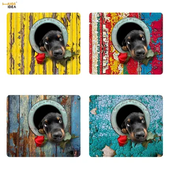 

HUGSIDEA 3D Animal Dog Print Placemats Home Dinning Fashion Soft Mats Rugs Decoration Kitchen Accessories Non-slip Tablewear Pad