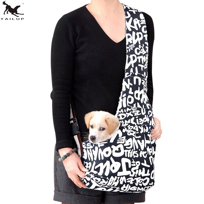 Pet-Dog-Carrier-Bag Pet-Cat-Chest-Backpack-Bag Dog-Slings TAILUP Puppy Travel-Shoulder-Bag
