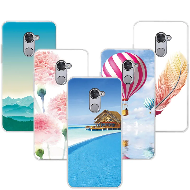 Exotic Natural Landscape Soft TPU Phone Case For Vodafone Smart V8 Cover Silicone VFD710 5.5&quot Inch Funda |