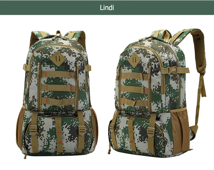 Камуфляжный тактический рюкзак военный армейский Mochila 50L водонепроницаемый походный охотничий рюкзак туристический рюкзак для путешествий спортивная сумка На открытом воздухе