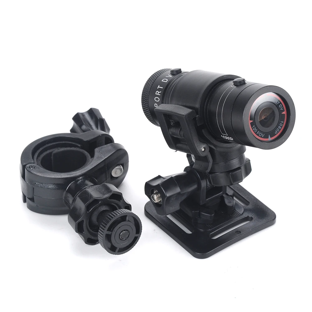 Best Mini Waterproof Sports Action Camera Bike Helmet Bracket DVR Digital Video 120 Degree Wide F9 Full HD 1080P DV Camera 4