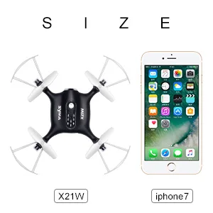 Syma X21W Радиоуправляемый вертолет мини Дрон с камерой WIFI FPV передача в реальном