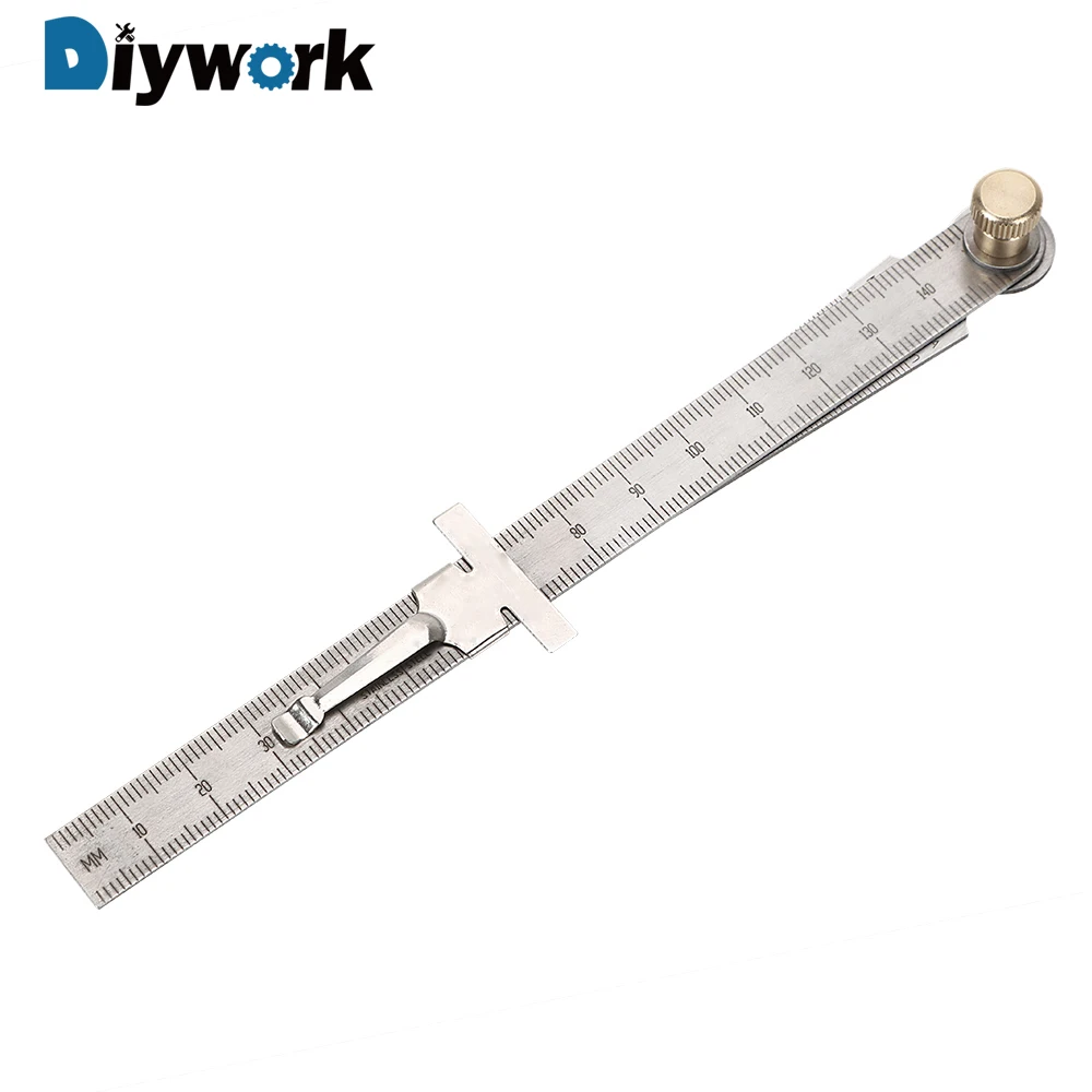 DIYWORK из нержавеющей стали измерительный инструмент клиновидный конус линейка 1-150 мм щупы измерительные отверстия