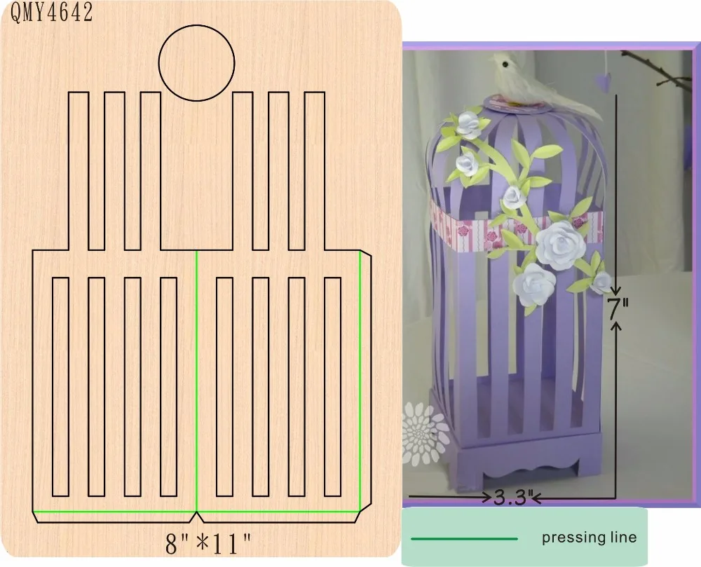 

Purple box new wooden mould cutting dies for scrapbooking Thickness-15.8mm
