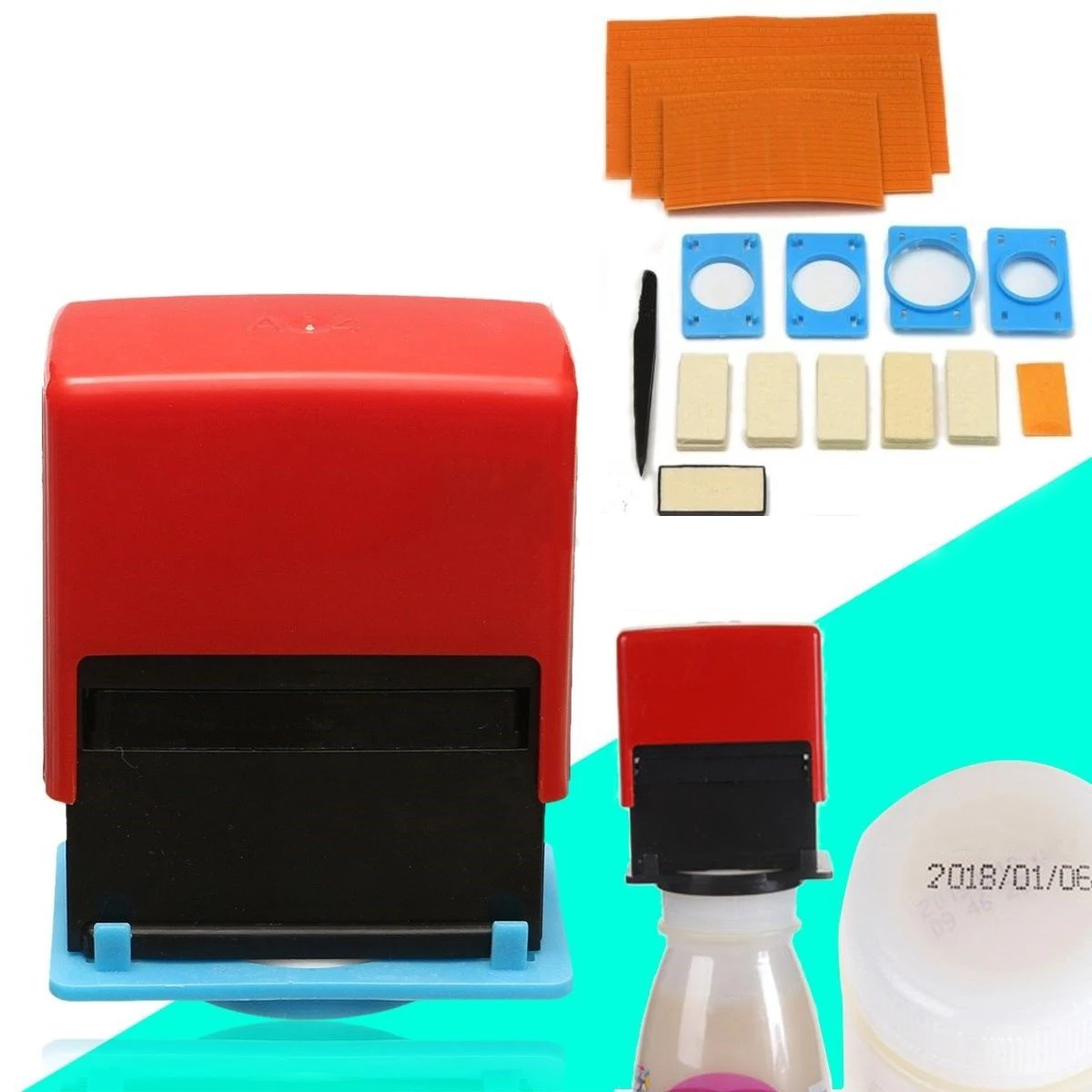 New Manual Handheld Printer Code Tool Coding Date Numbers Printing Machine A4