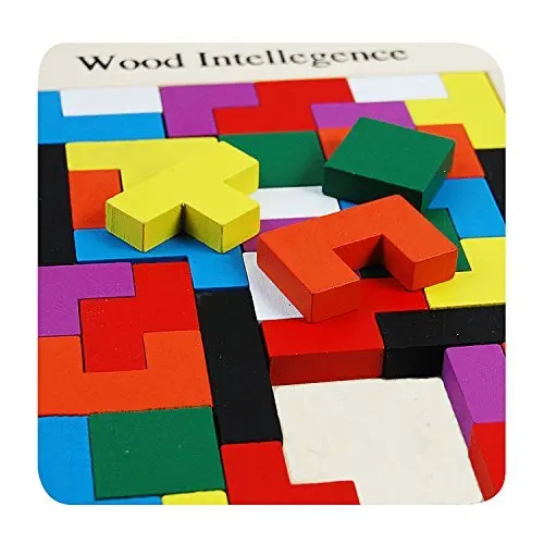 YiTao (TM) деревянная Tangram Jigsaw Tetris Puzzle Toy обучающая игра (40 шт.)|toy lipstick|toys heroestoy box the game |