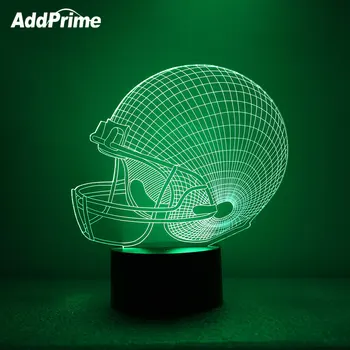 

Acrylic 3D LED Night Light For Kids Baby Children Baseball Cap Shaped Bedside Lamp Home Table Decoration Night Atmosphere Light