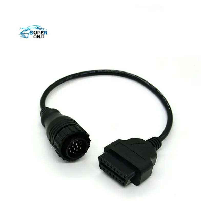 

High quality for Mercedes FOR BENZ Sprinter 14pin to 16pin 14 pin to obdii obd2 obd ii obd 2 16 pin adapter