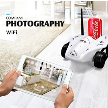 WIFI Remote monitoring car iphone real time video transmission remote control car toy tank car Home