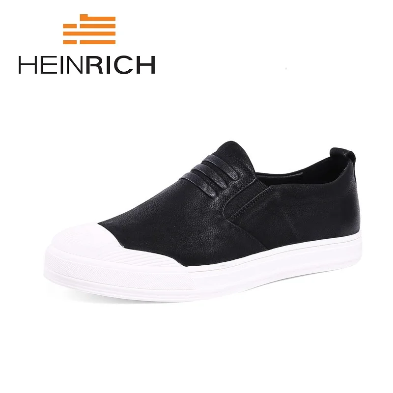 

HEINRICH High Quality Genuine Leather Men Loafers Slip-On Casual Shoes Man Luxury Brand Male Flats Footwear Erkek Ayakkabi Deri