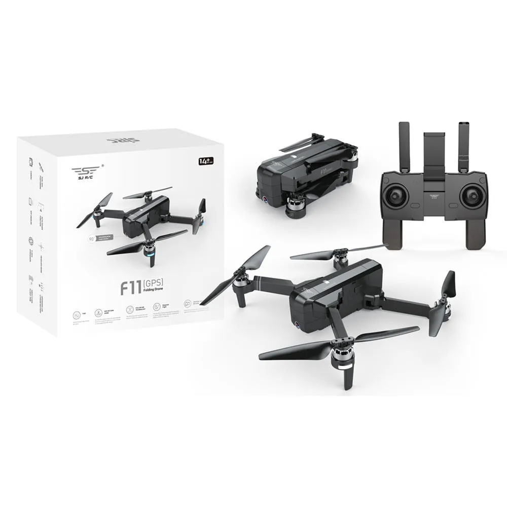 SJRC F11 GPS Дрон с Wifi FPV 1080P камера бесщеточный Квадрокоптер 25 минут полета время