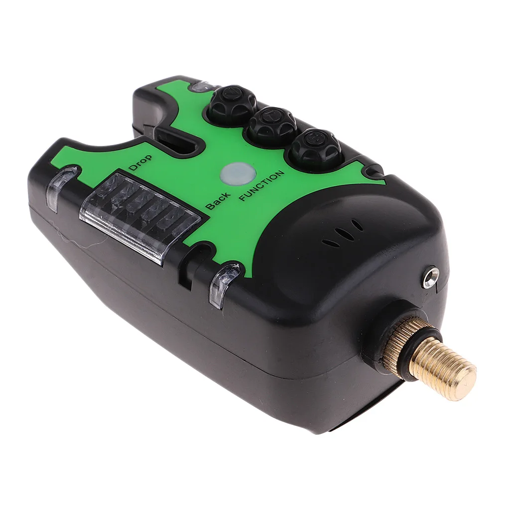 Newest Fishing Bite Alarm LEDs Carp Fishing Fish Indicator Water Resistant Adjustable Tone Volume Sound Alert for Fishing Rod