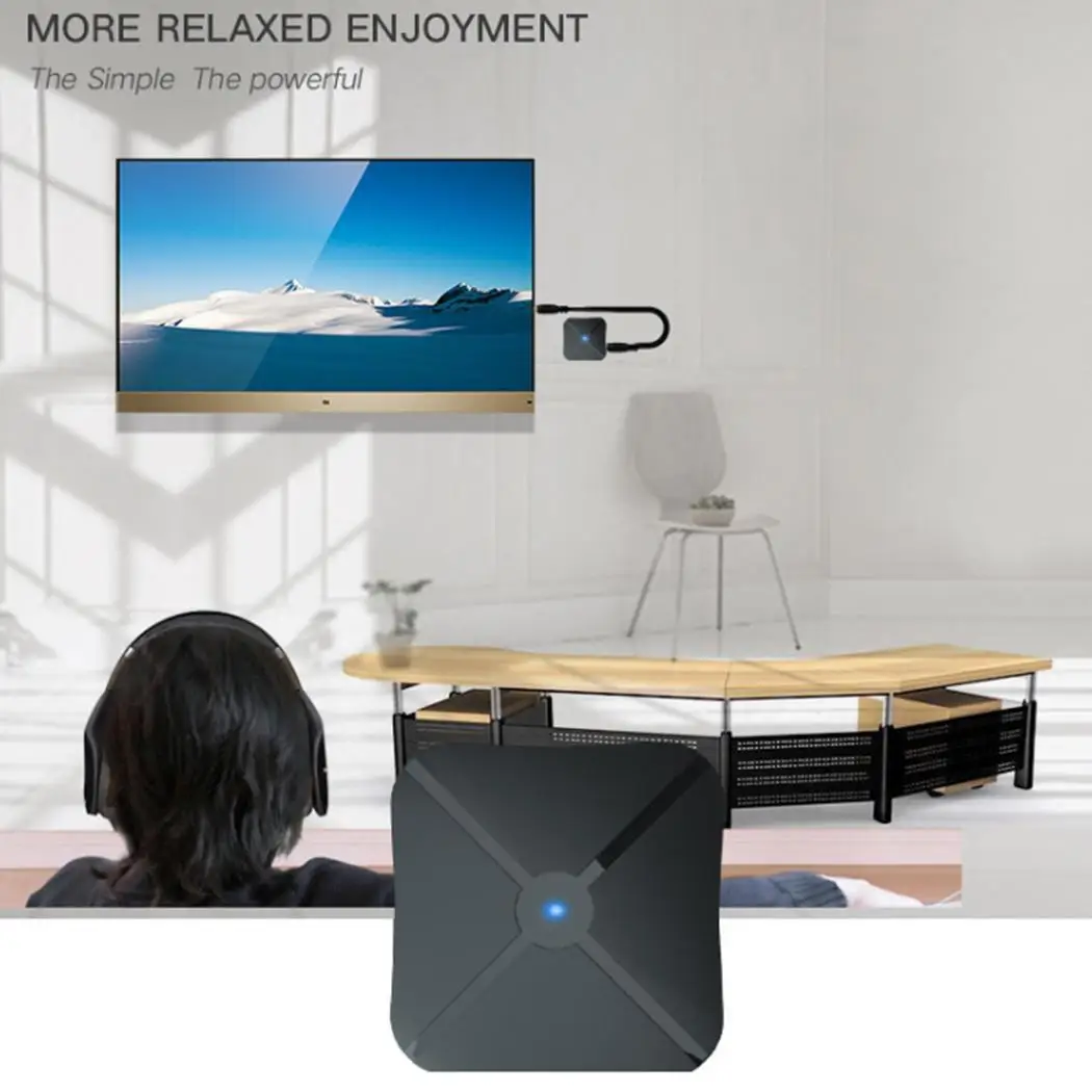 24 Мбит/с беспроводной Bluetooth 4 2 AUX аудио передатчик музыкальный приемник кабель