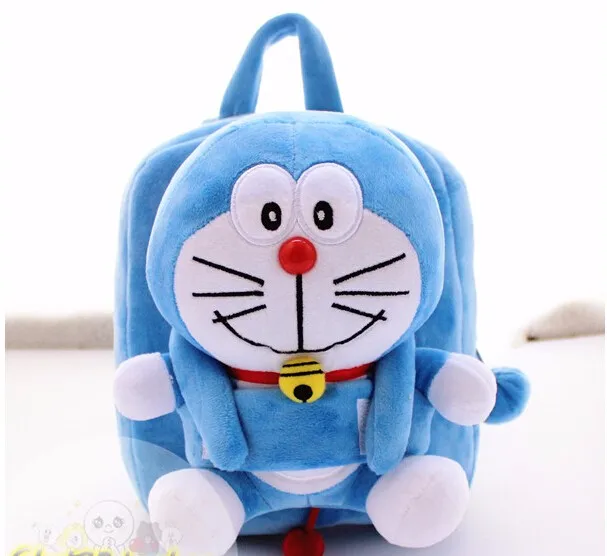 1 шт. 25 см с рисунком маленького Doraemon красивые теплые плюшевые куклы Рюкзаки милые студенты сумка портфель девушка игрушка в подарок ребенка