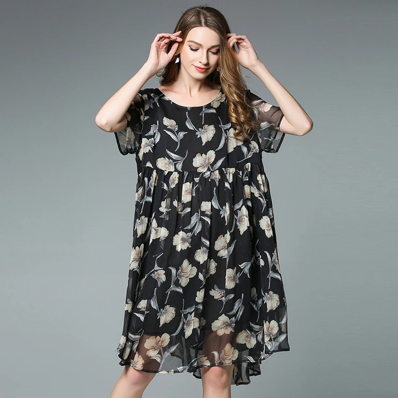 Aliexpress.com : Buy 4XL women summer dress extra large female loose ...