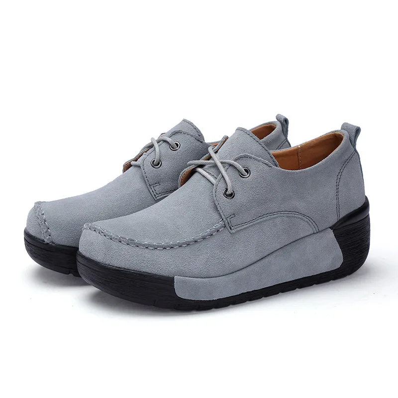 

2019 Spring New Fashion Casual Thick Bottom Simple Elegant Women's Shoes Soft Comfortable Simple Elegant Wild