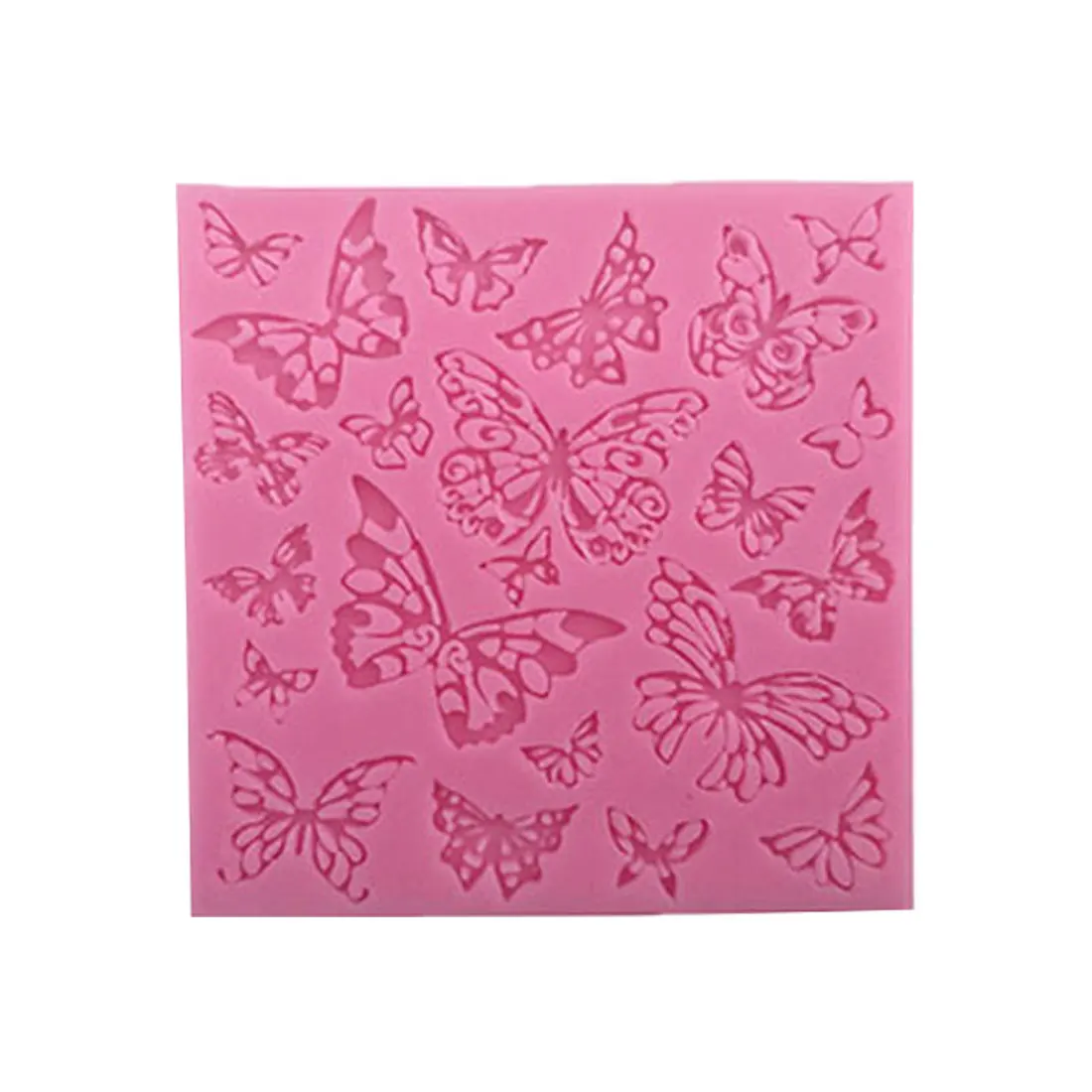 

Useful Flower Butterfly DIY Silicone Lace Mat Cupcake Fondant Molds Gumpaste Chocolate Moulds Sugarcraft Cake Decorating Tools