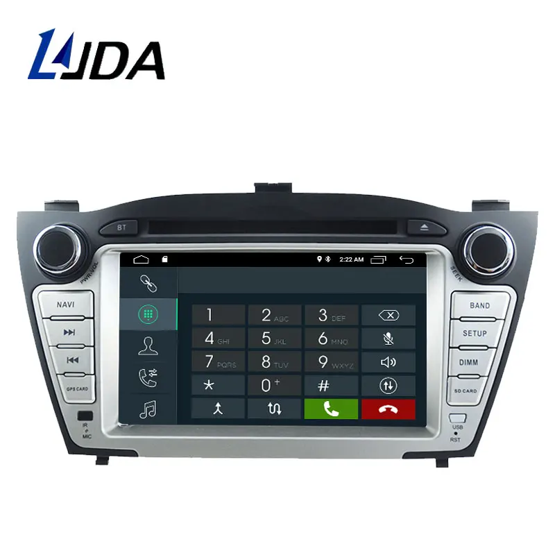 Discount LJDA Android 9.1 Car dvd player for Hyundai Tucson/IX35 2011 2012 2013 2 Din Car Radio gps navigation stereo multimedia WIFI RDS 1