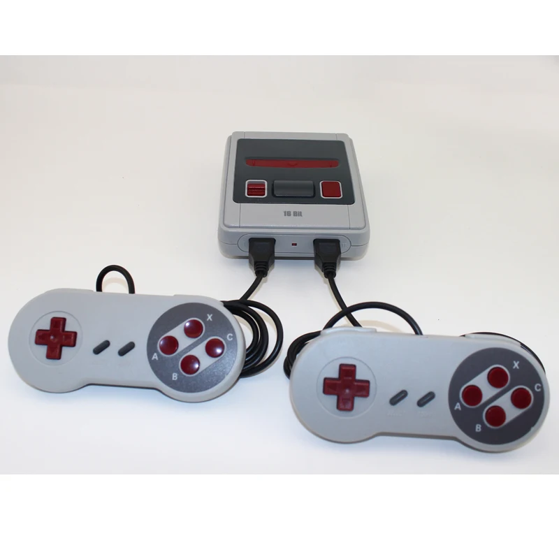 Built-In 167 Classic Game for SNES games Dual gamepad Mini TV Video Game Console 16 Bit Retro Handheld Family Video Game Player -8
