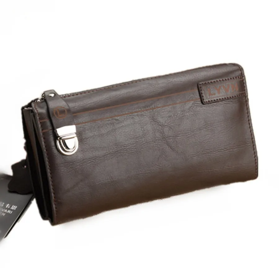 Vintage Genuine Leather Men Wallet Bolsos Men Clutch Bags Cowhide font b Handbags b font Men
