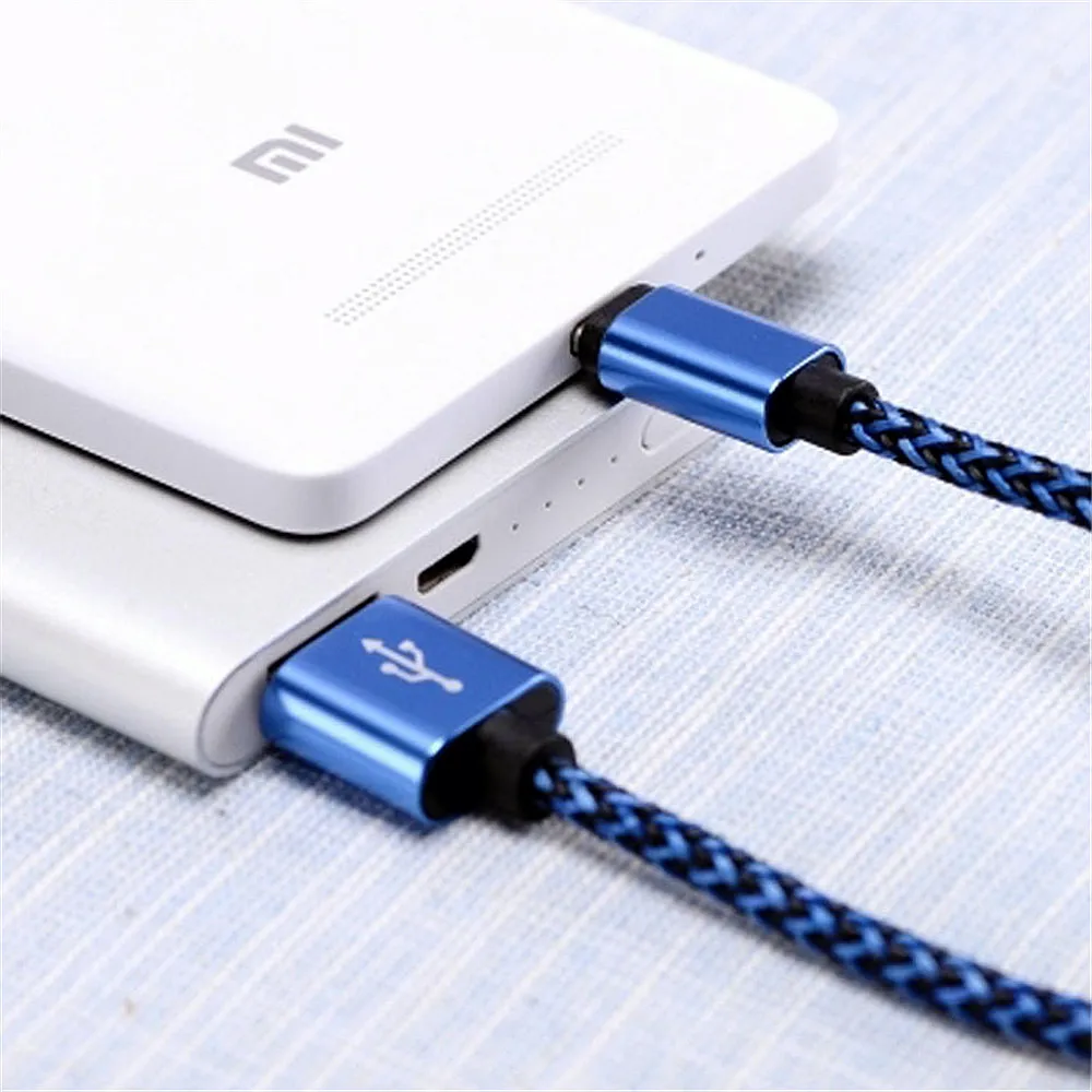 1/2/3 топливный шланг Нейлон Плетеный Micro usb зарядка через usb кабель для передачи данных для iPhone 5 5S 6S 7 8 Plus X Android Тип-C длинными мобильного телефона Зарядное устройство для samsung